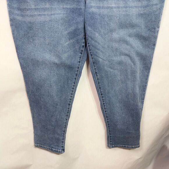 Lane Bryant Plus Size‎ 22 Jeans Blue Stretch Flex Magic Boyfriend Mid Rise 803 - Picture 4 of 8